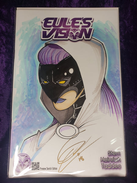 Eule's Vision Hand Drawn Sketch Cover by Chad Heinrich Eule