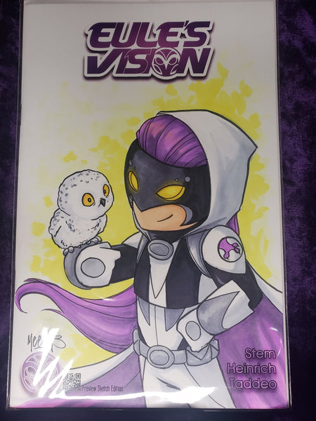 Eule's Vision Hand Drawn Sketch Cover by Jason Meents