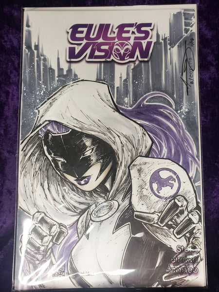 Eule's Vision Hand Drawn Sketch Cover by Adelso Corona