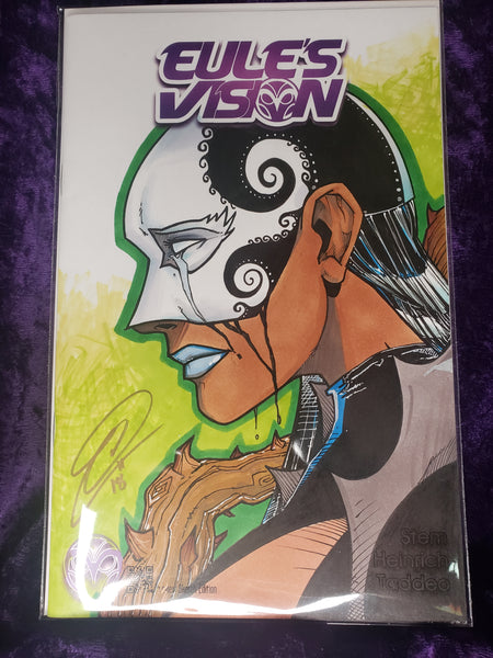 Eule's Vision Hand Drawn Sketch Cover by Chad Heinrich Willow